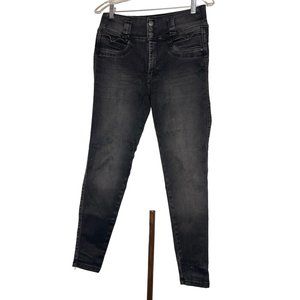 Tissin Jeans Sadie warmed Black stretch Size tall 4 skinny straight leg